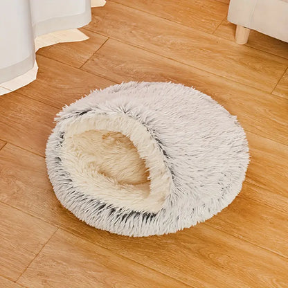 Posh Pets Winter Plush Dog and Cat Bed